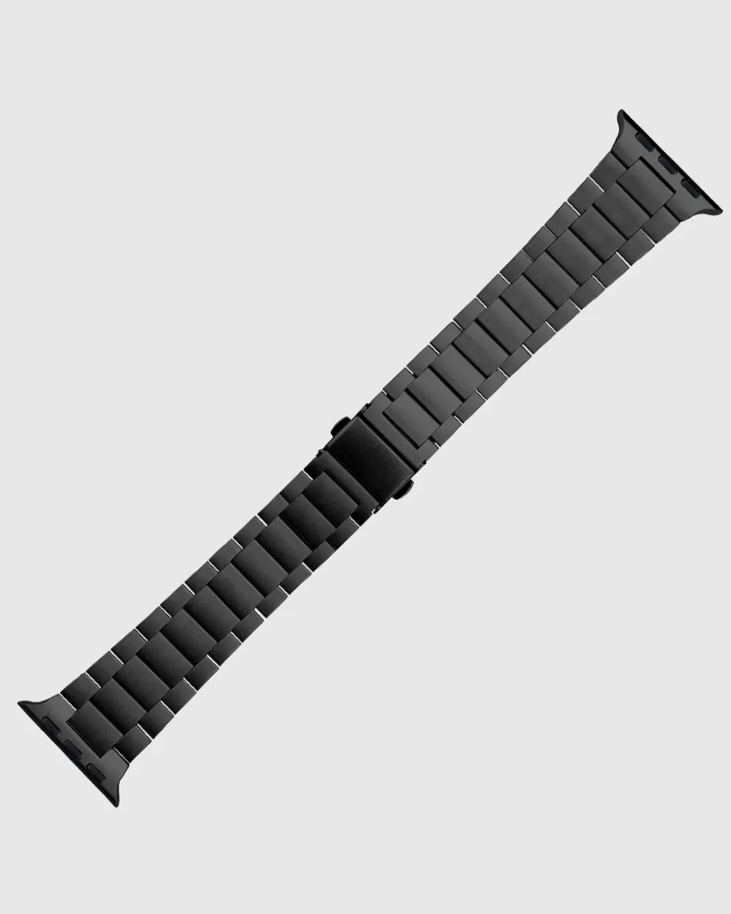 Classic Stainless Steel Apple Watch Band - Black - Image 4