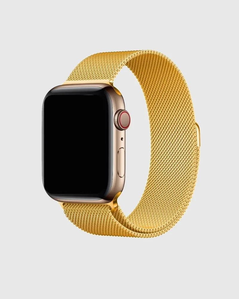 Milanese Loop Apple Watch Band - Classic Gold
