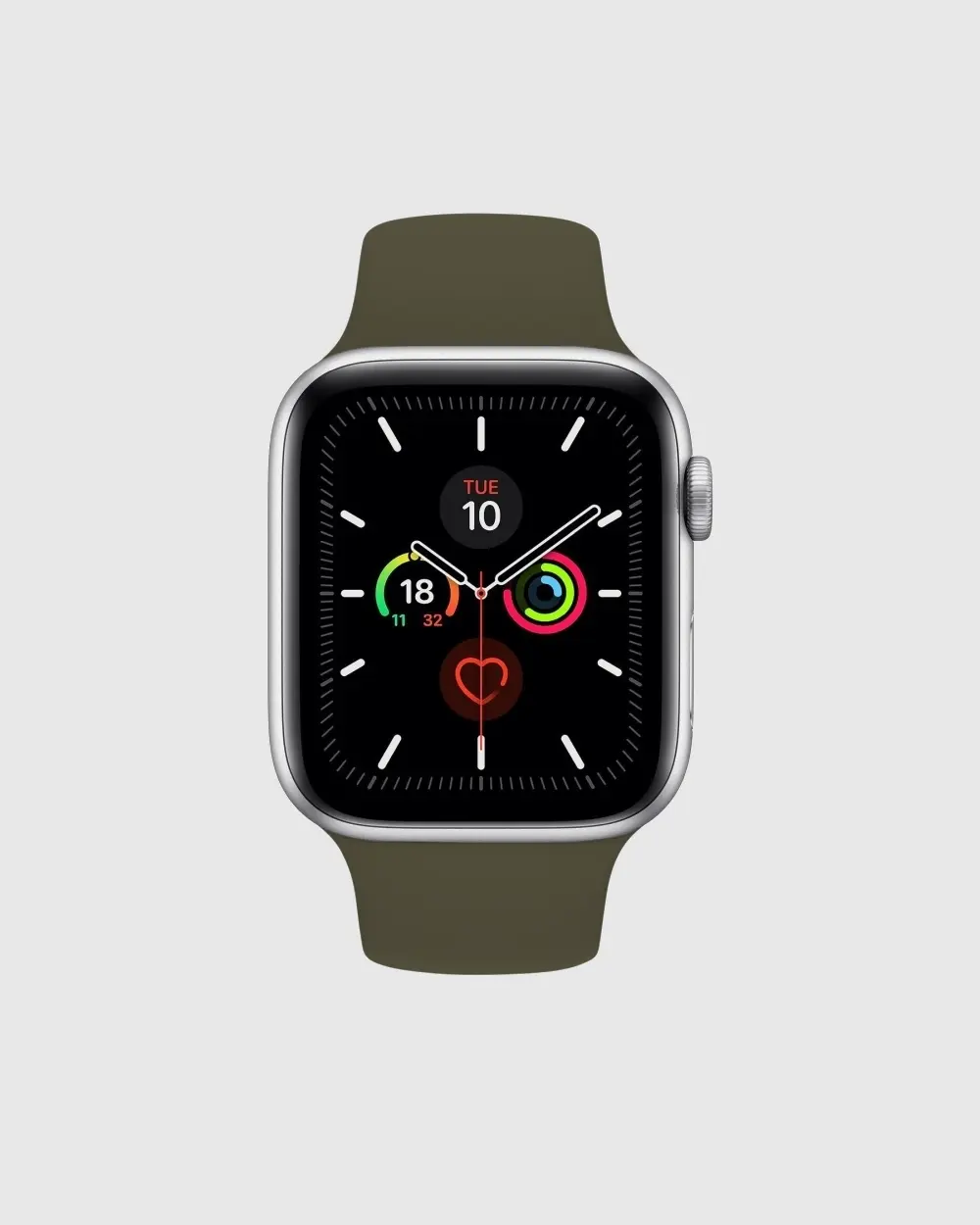 Sport Band Apple Watch Band - Dark Olive - Image 3