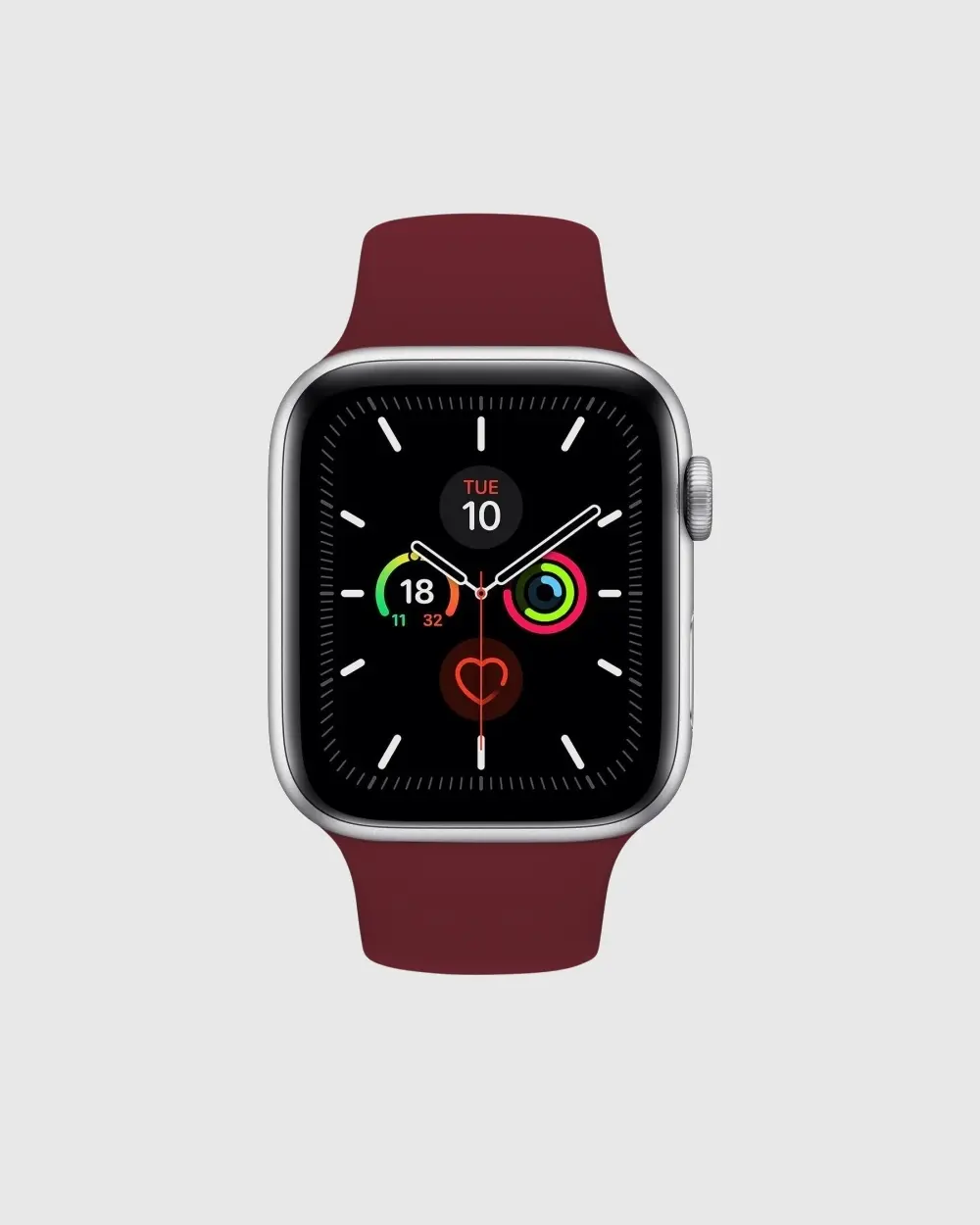 Sport Band Apple Watch Band - Wine Red - Image 2