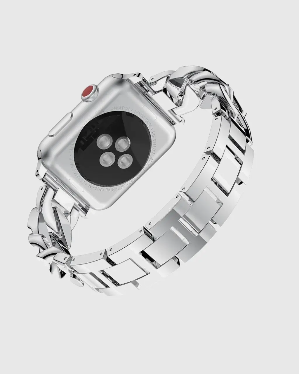 Jersey Bracelet Apple Watch Band - Silver - Image 3
