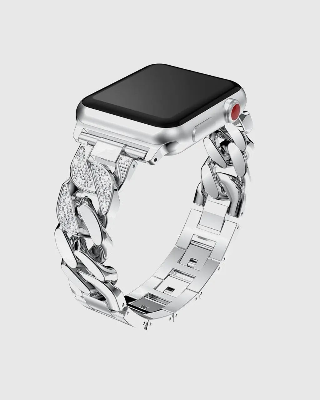Jersey Bracelet Apple Watch Band - Silver