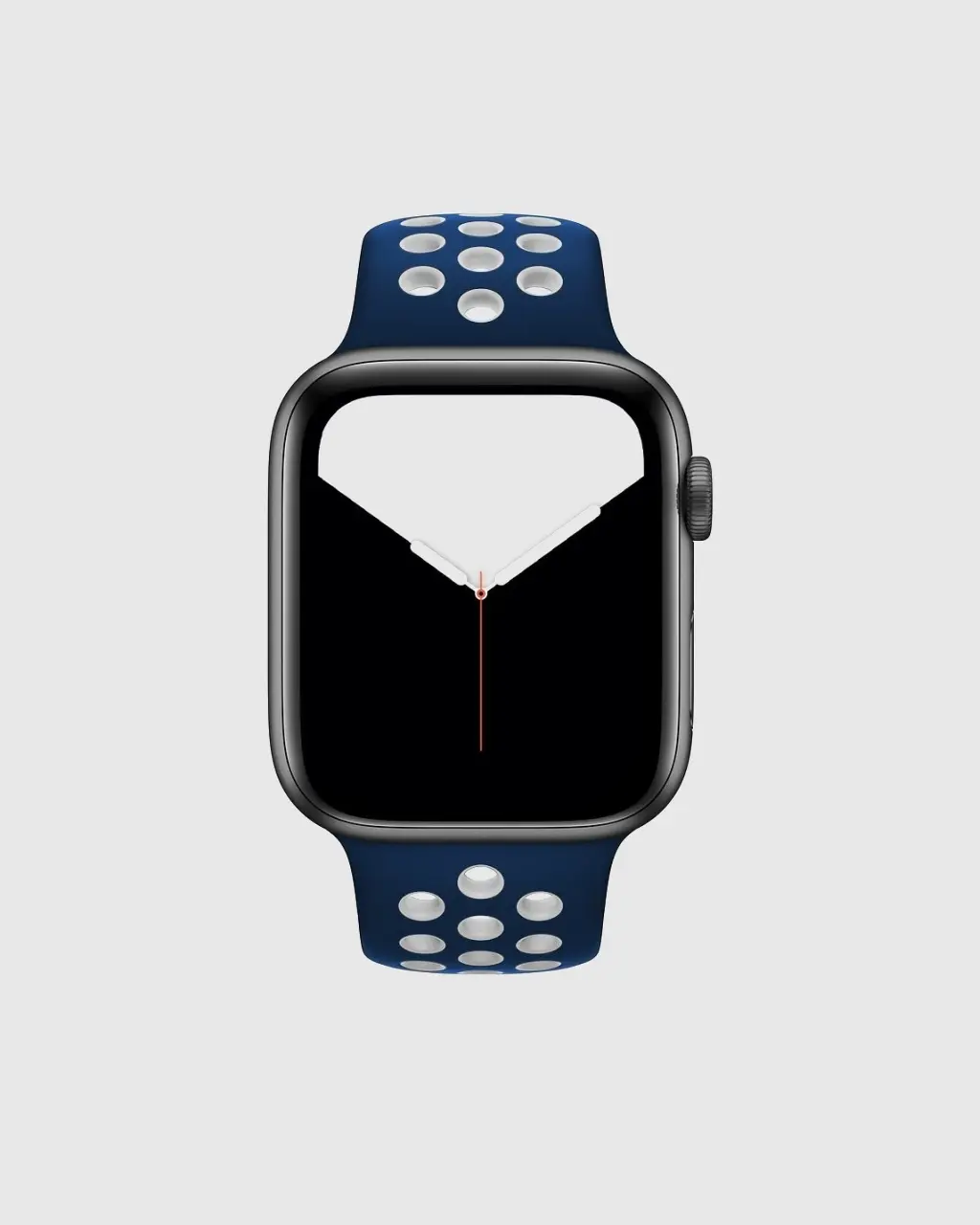 Sport Band Active Apple Watch Band - Midnight Blue White - Image 3