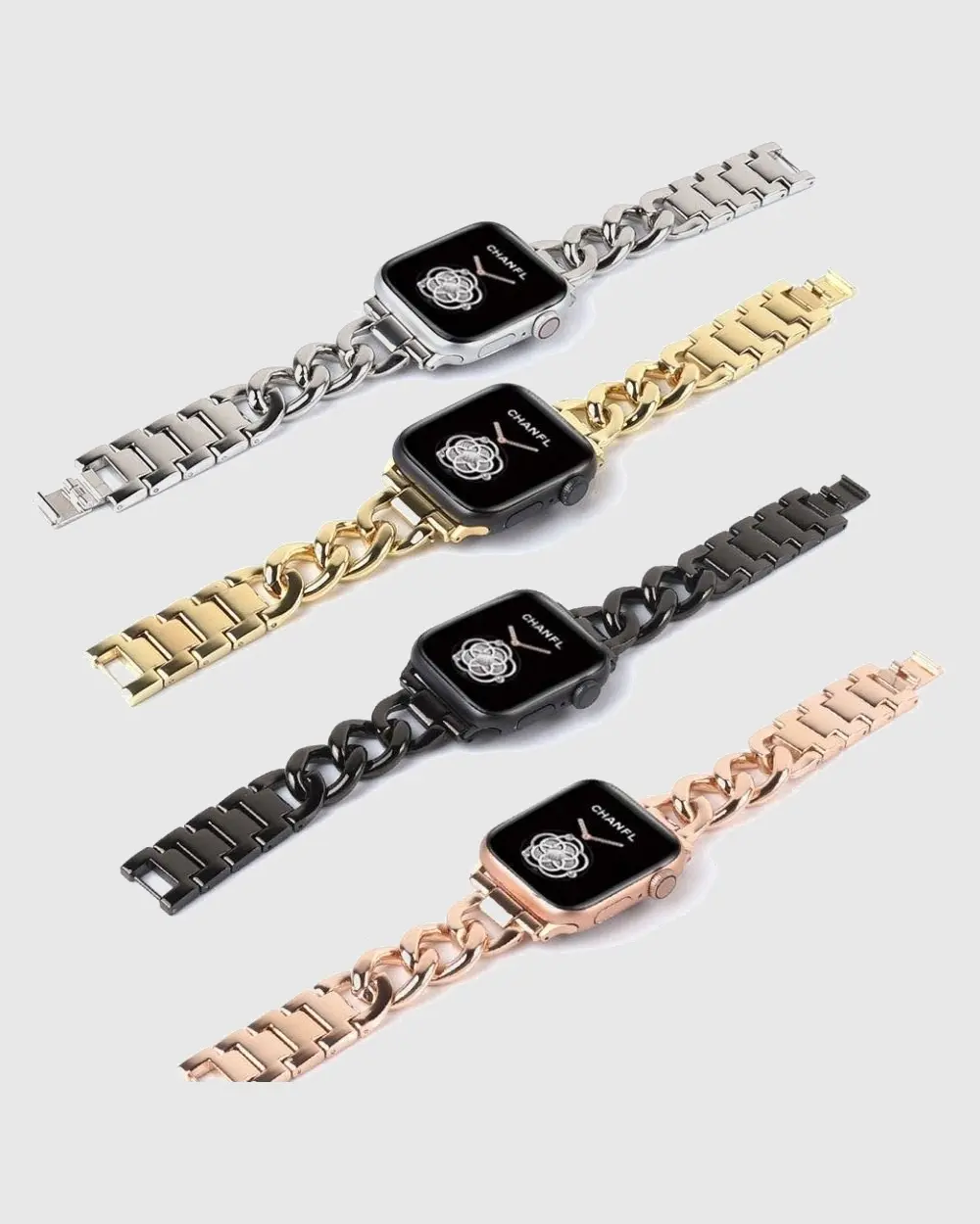 Monte Carlo Bracelet Apple Watch Band - Rose Gold - Image 3