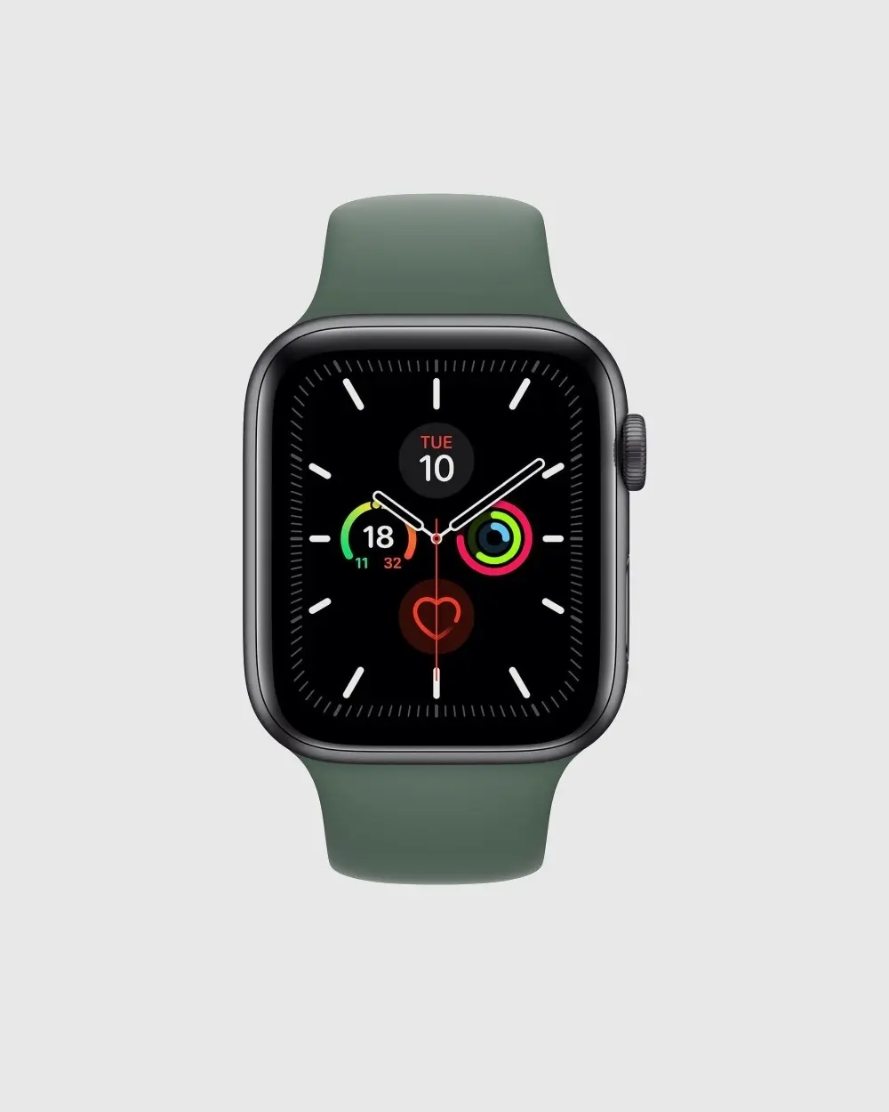 Sport Band Apple Watch Band - Pine Green - Image 3
