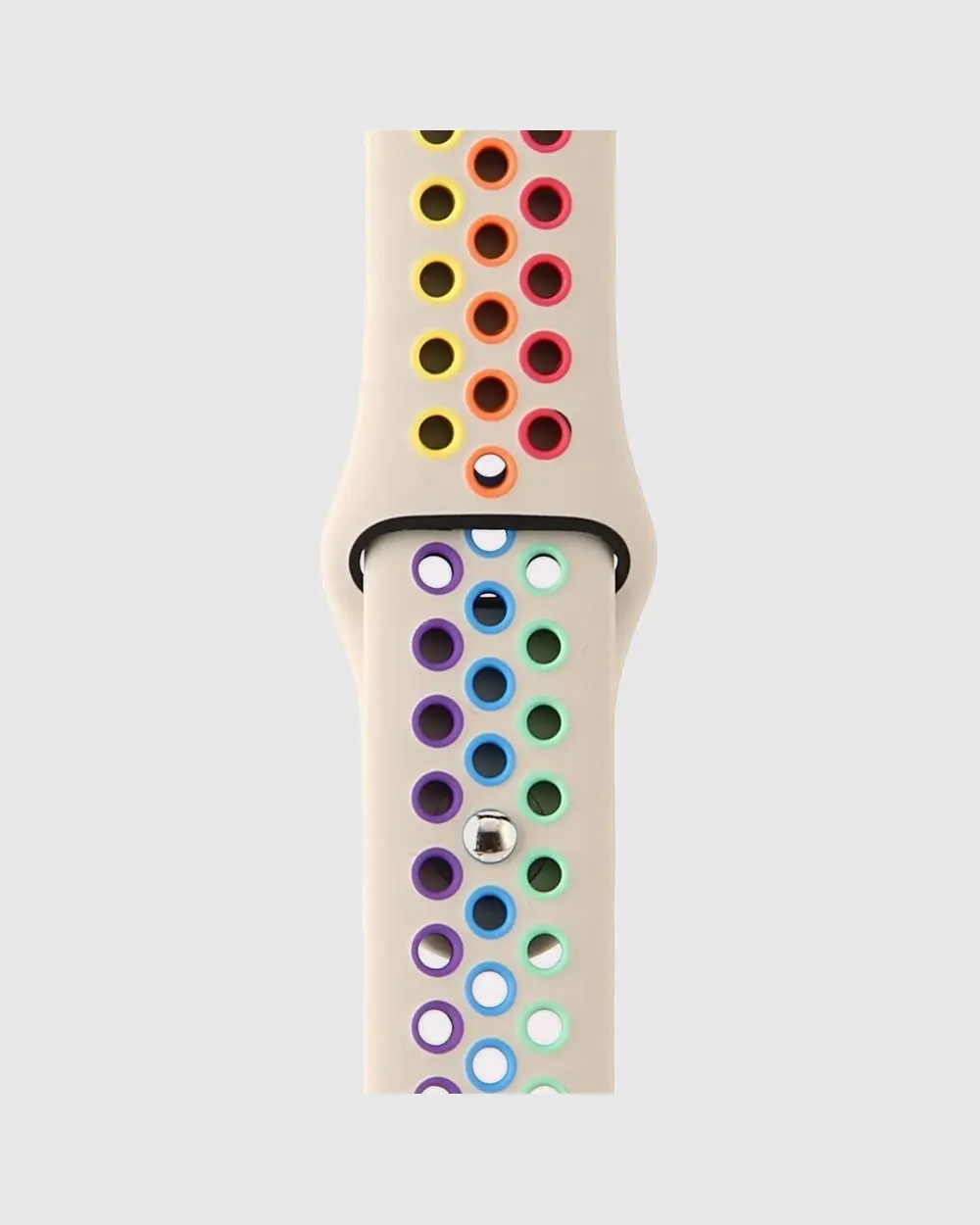 Sport Band Active Apple Watch Band - Pink Sand Rainbow Pride