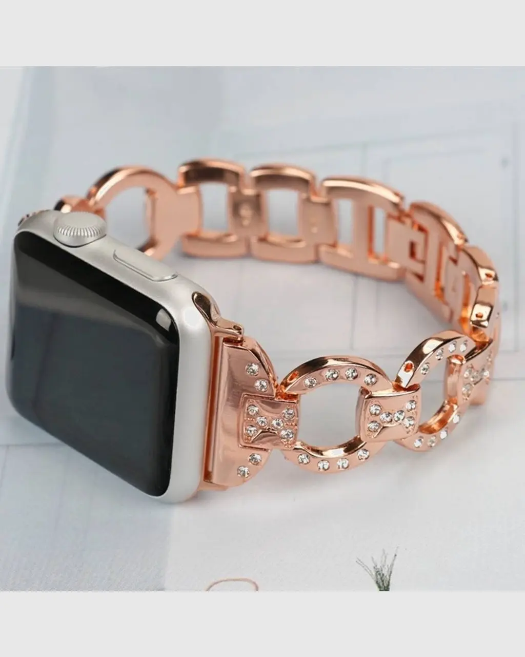Venice Bracelet Apple Watch Band - Rose Gold - Image 2
