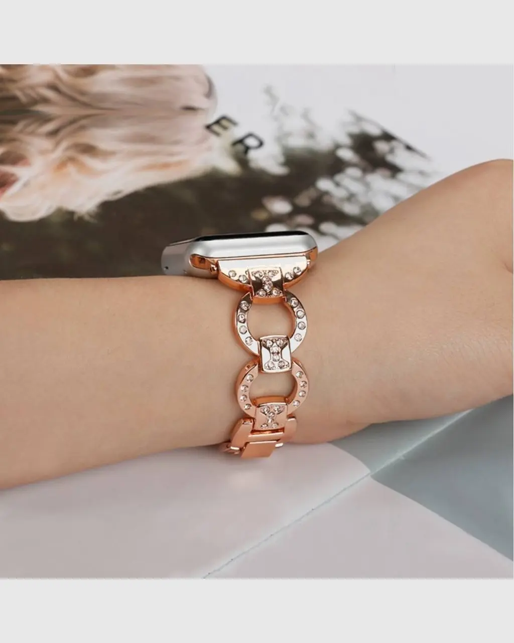 Venice Bracelet Apple Watch Band - Rose Gold - Image 3