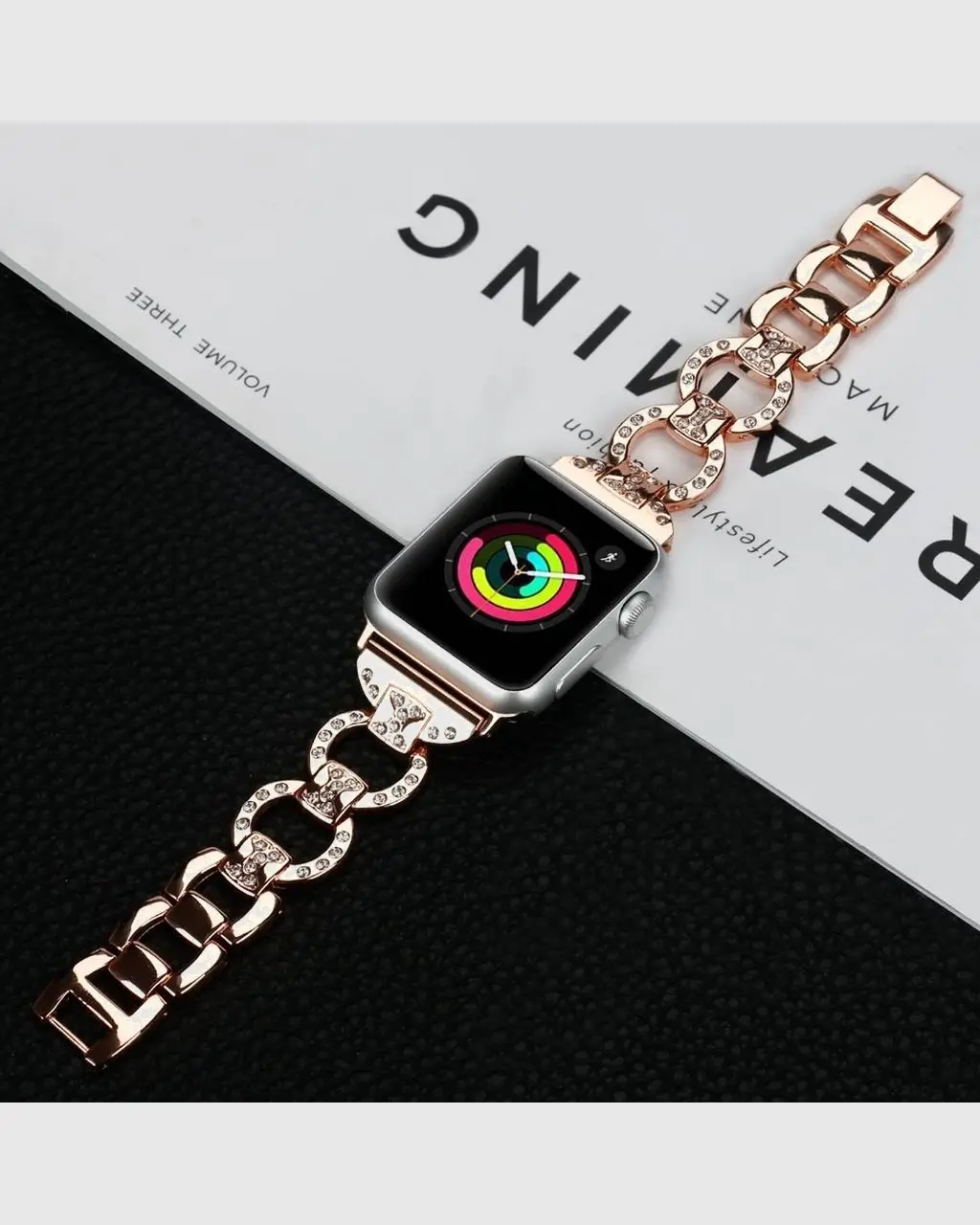 Venice Bracelet Apple Watch Band - Rose Gold - Image 5