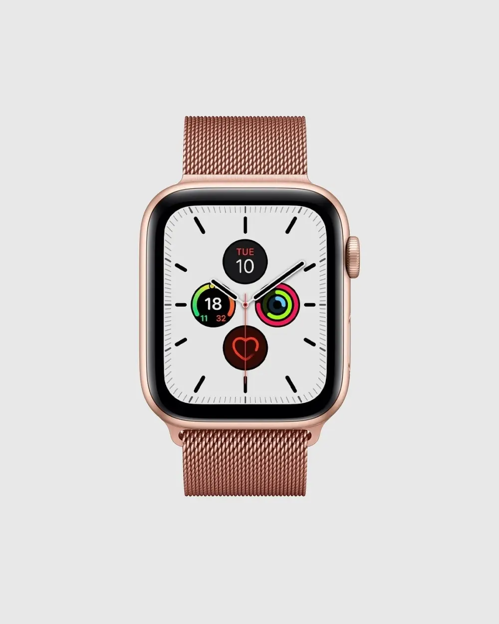 Milanese Loop Apple Watch Band - Rose Gold - Image 3
