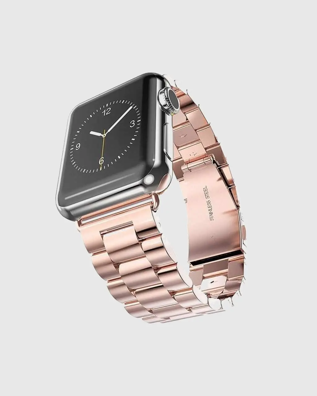 Classic Stainless Steel Apple Watch Band - ROSE GOLD