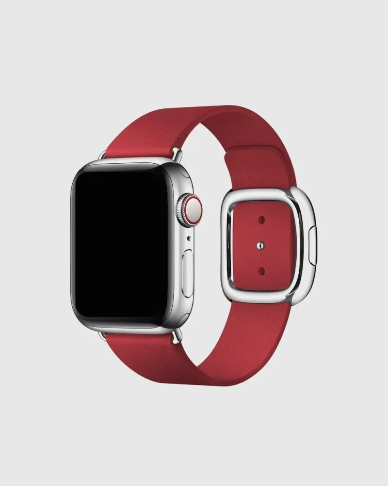 Modern Apple Watch Band - Ruby Red