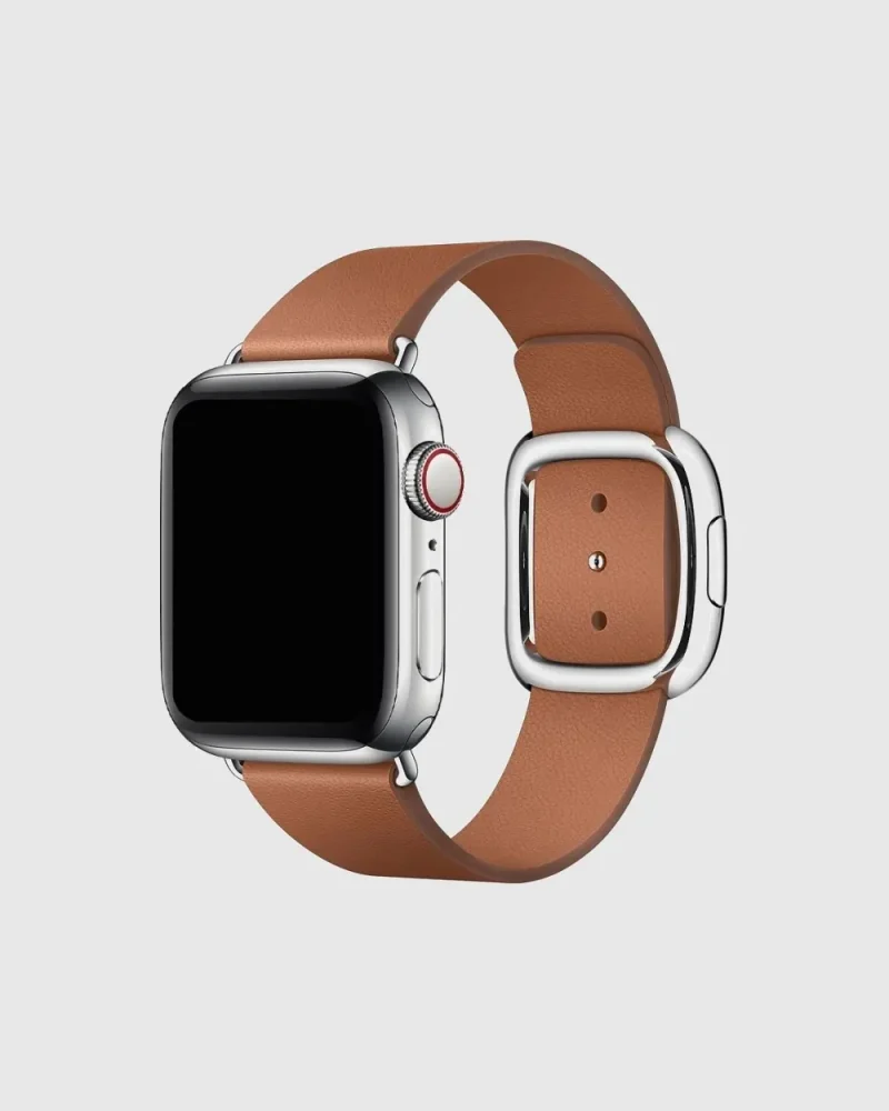 Modern Apple Watch Band - Saddle Brown