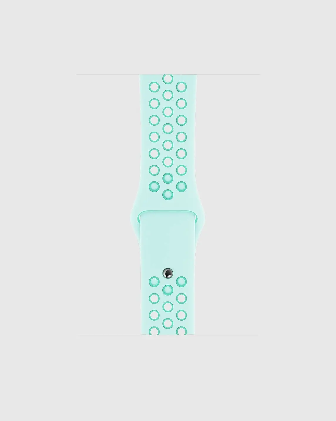 Sport Band Active Apple Watch Band - Teal Tint Tropical Twist - Image 2