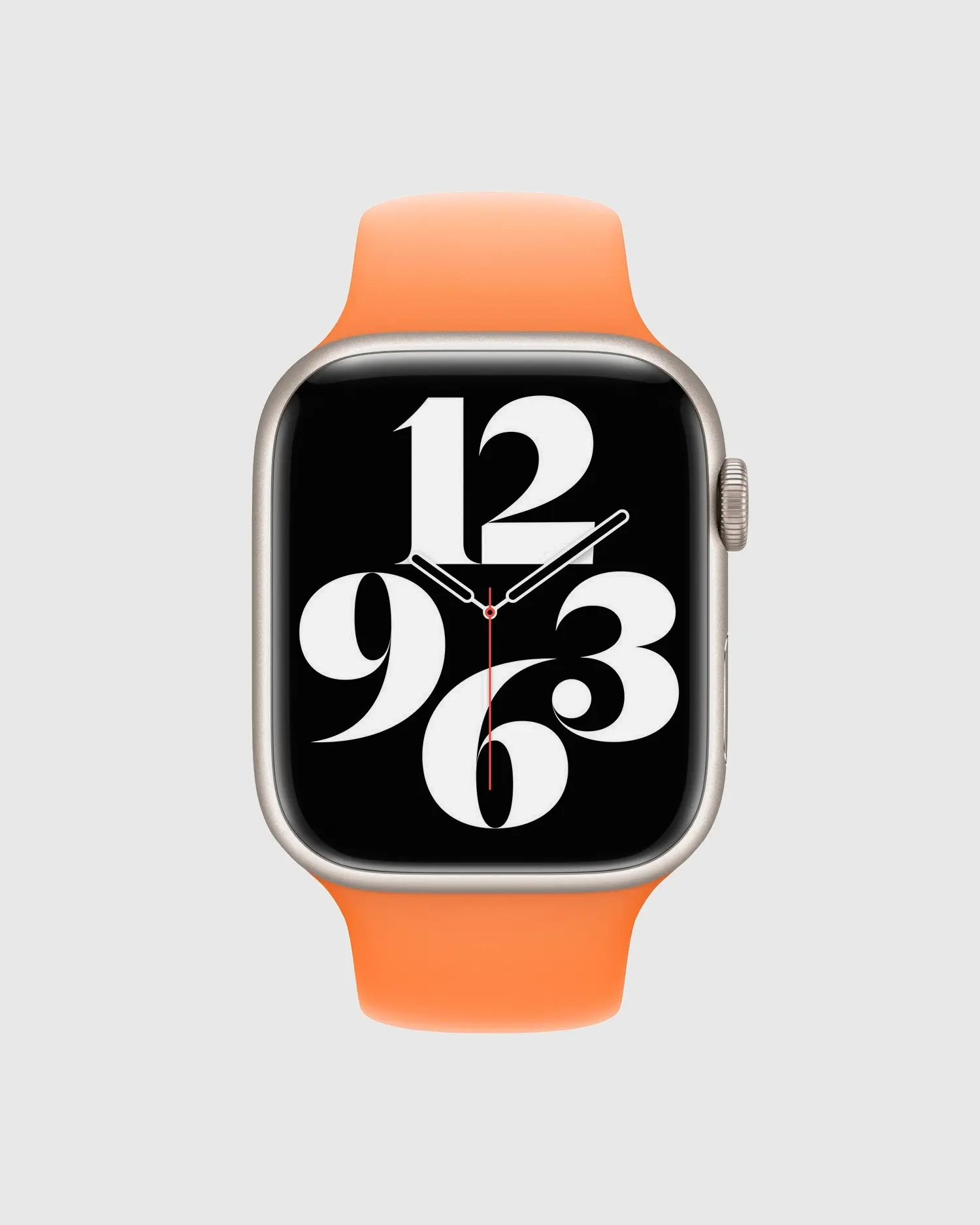 Sport Band Apple Watch Band - Bright Orange - Image 2