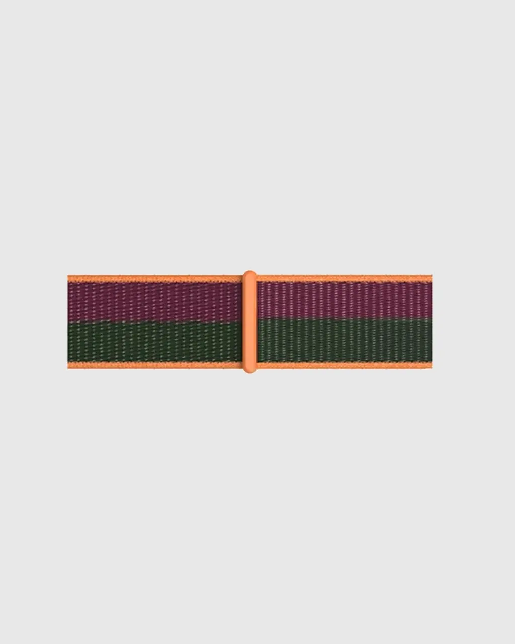 Sport Loop Apple Watch Band - Dark Cherry Forest Green - Image 3