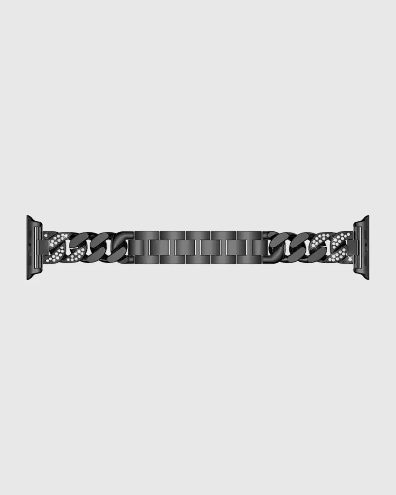 Alternative view of Jersey Bracelet Apple Watch Band - Black