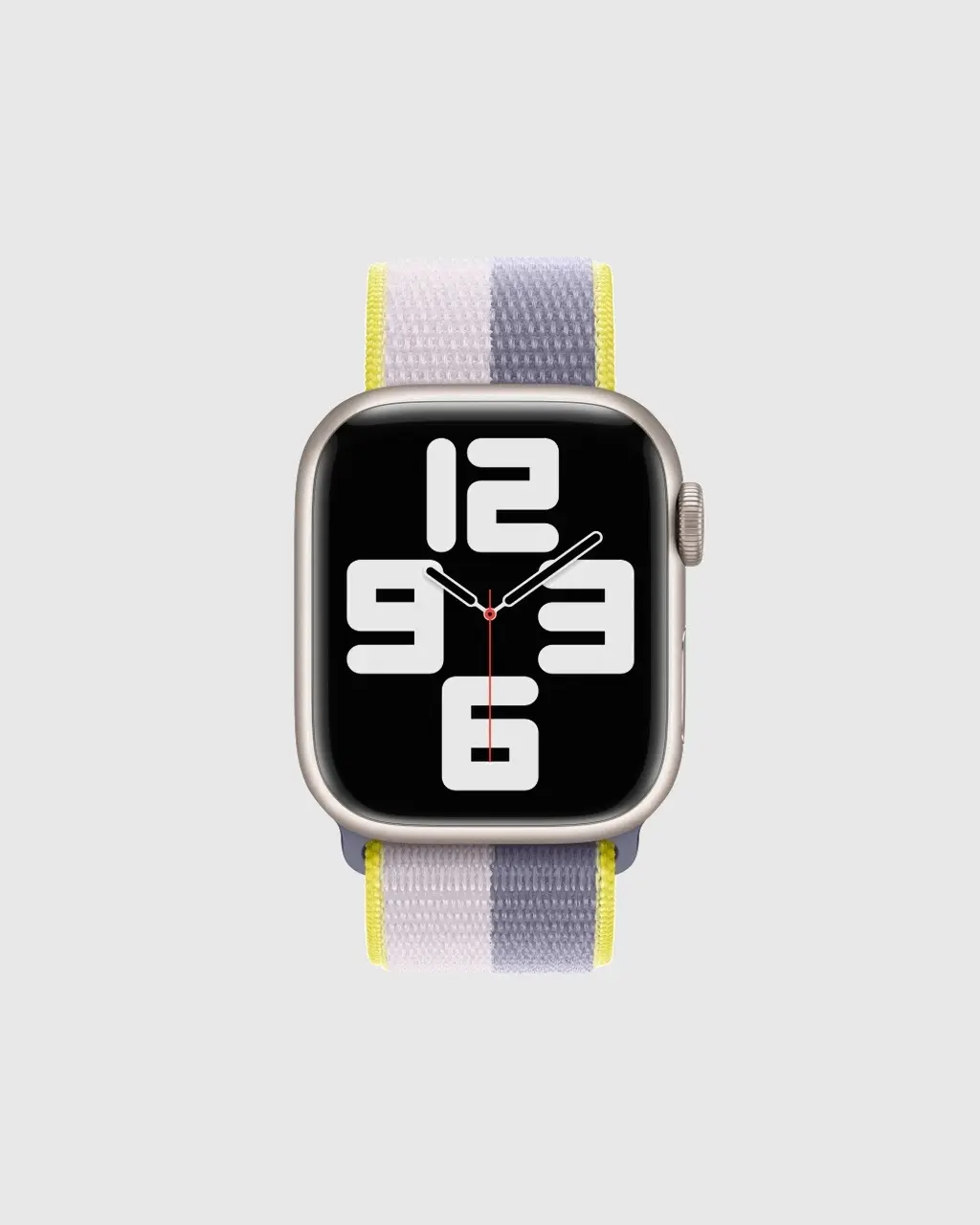 Sport Loop Apple Watch Band - Lavender Grey Light Lilac - Image 2