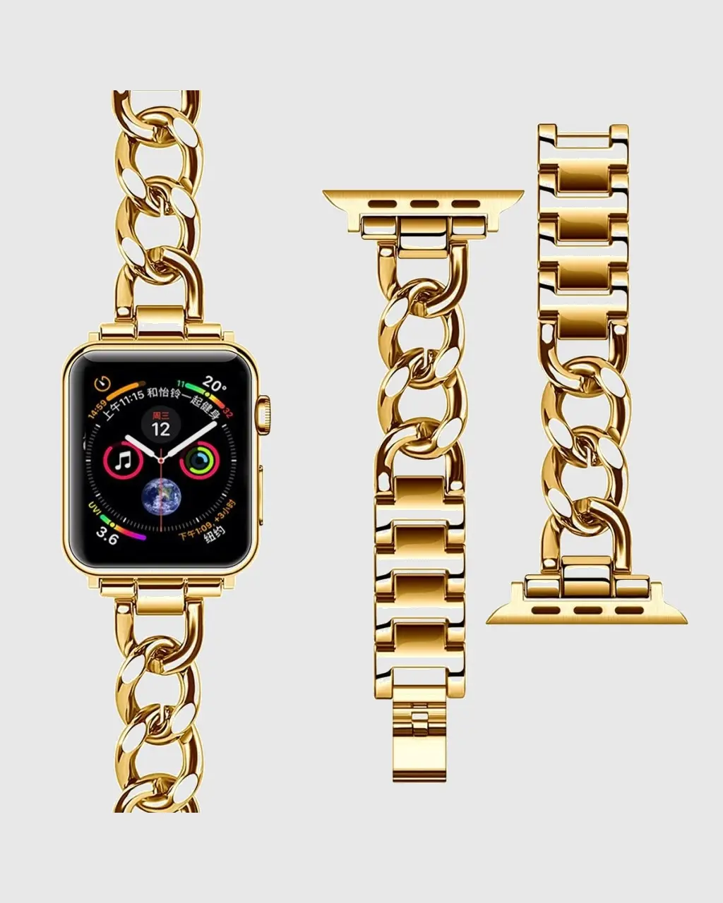 Monte Carlo Bracelet Apple Watch Band - Gold - Image 6