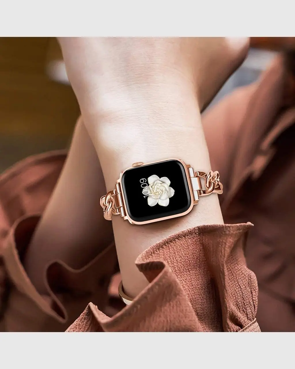 Monte Carlo Bracelet Apple Watch Band - Rose Gold - Image 2